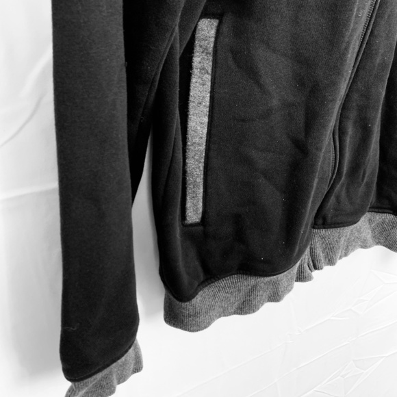 ADIDAS Full Zip Hoodie Sweatshirt Black Jacket S - Picture 11 of 16